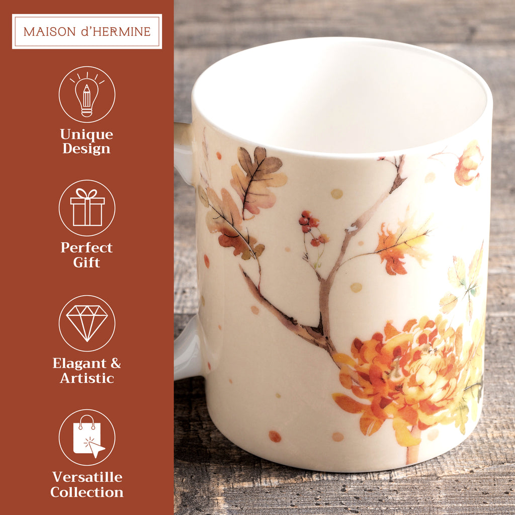 Kelim - Prairie Fine Bone China Coffee Mugs