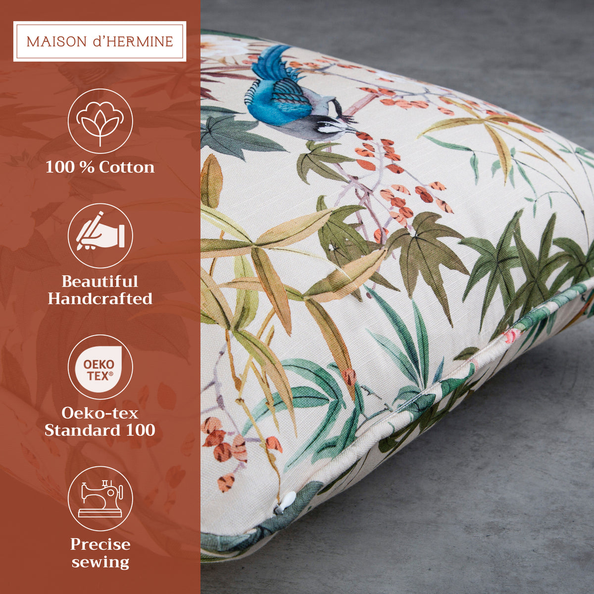 Hokuzai Throw Pillow Covers