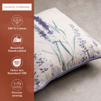 Rose Lavender Sage Throw Pillow Covers