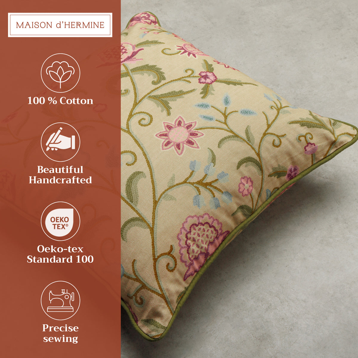 Artisan Love Throw Pillow Covers