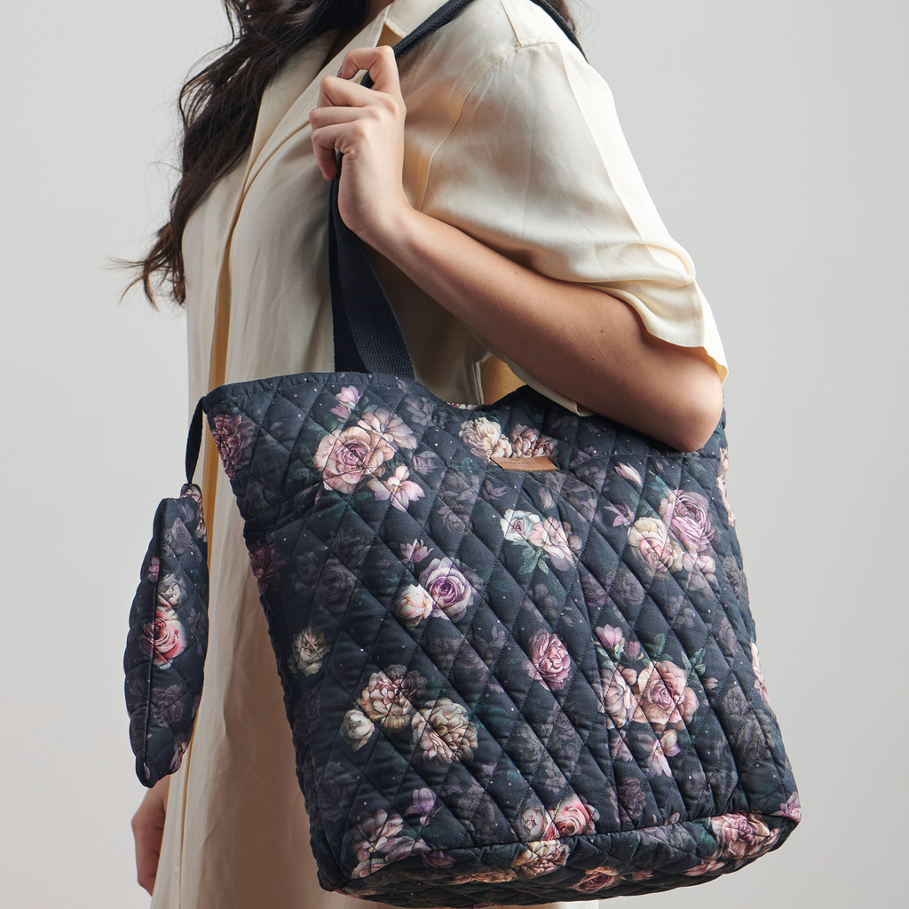 Moody Florals Shopping Bags