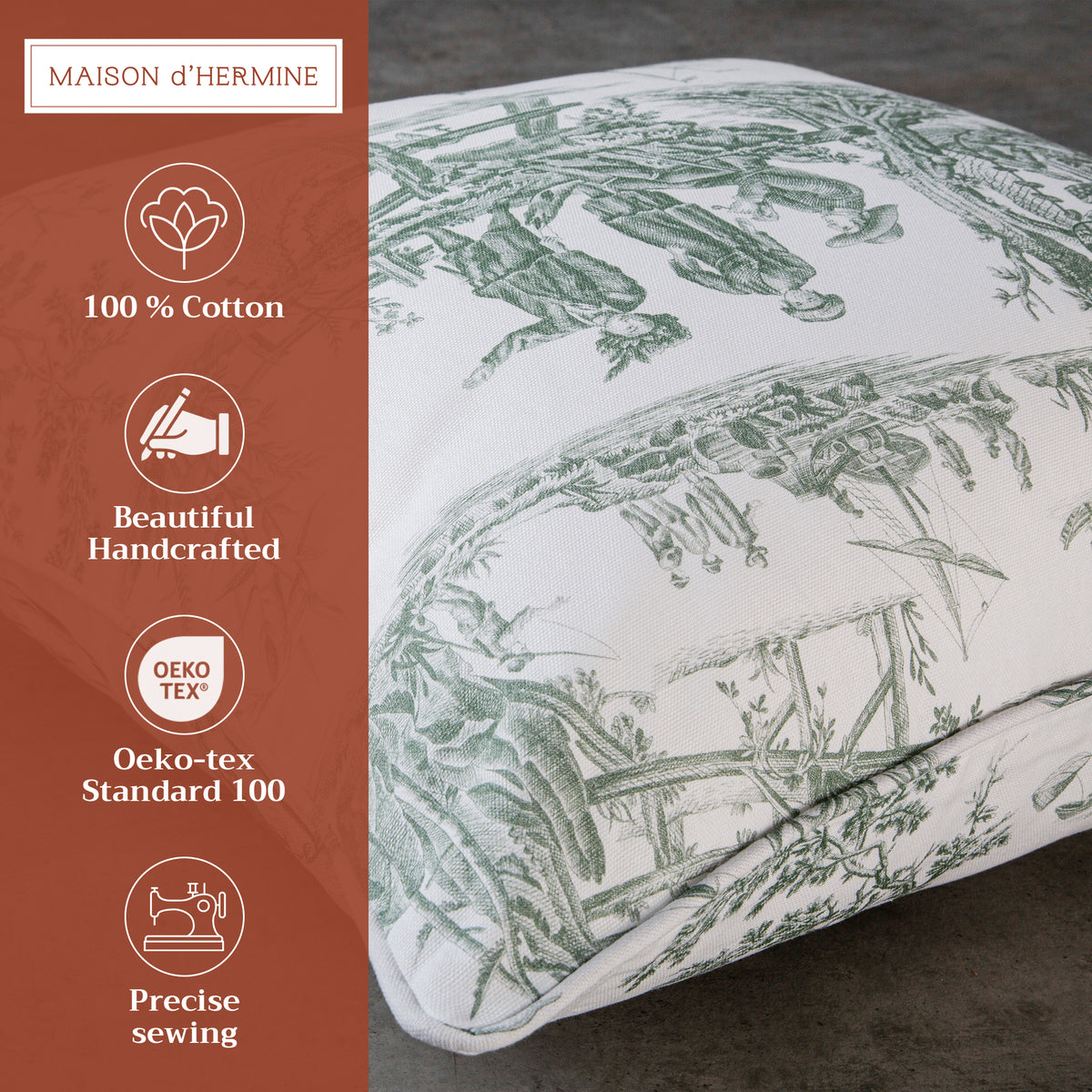 Calais Throw Pillow Covers