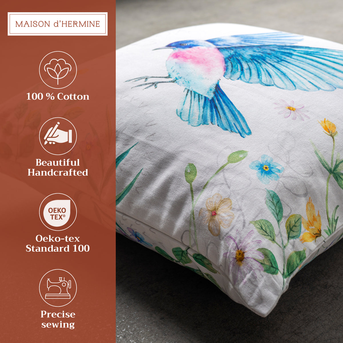 Artist Garden Throw Pillow Covers