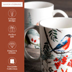 Morzine Fine Bone China Coffee Mugs