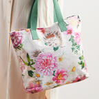 Pivoine Canvas Tote Bags