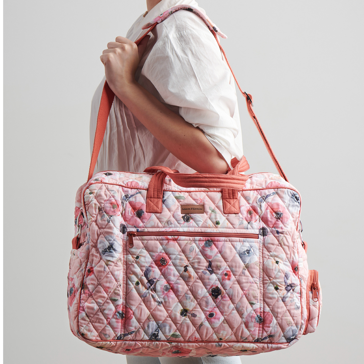Romantic Poppy Weekend Bags