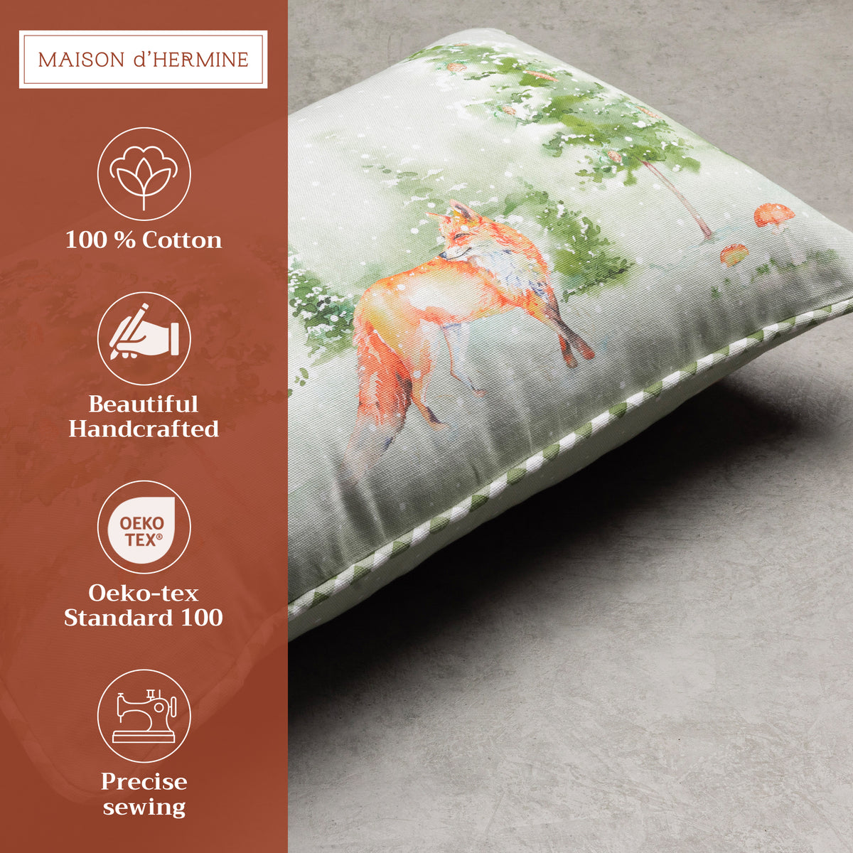 Winter Mornings Throw Pillow Covers