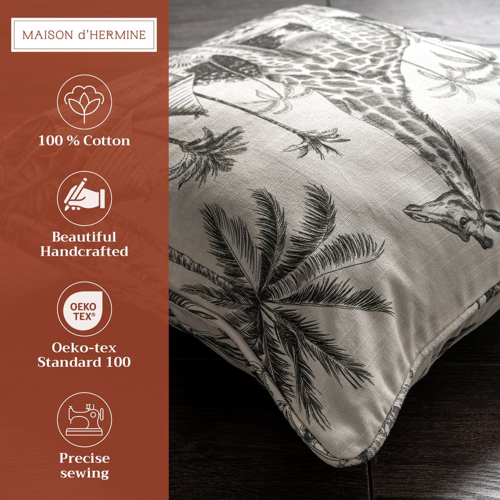 Savana Jouy Throw Pillow Covers