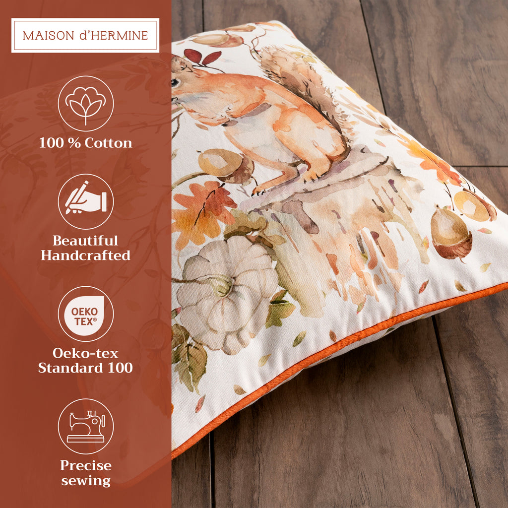Pumpkin Passion Throw Pillow Covers