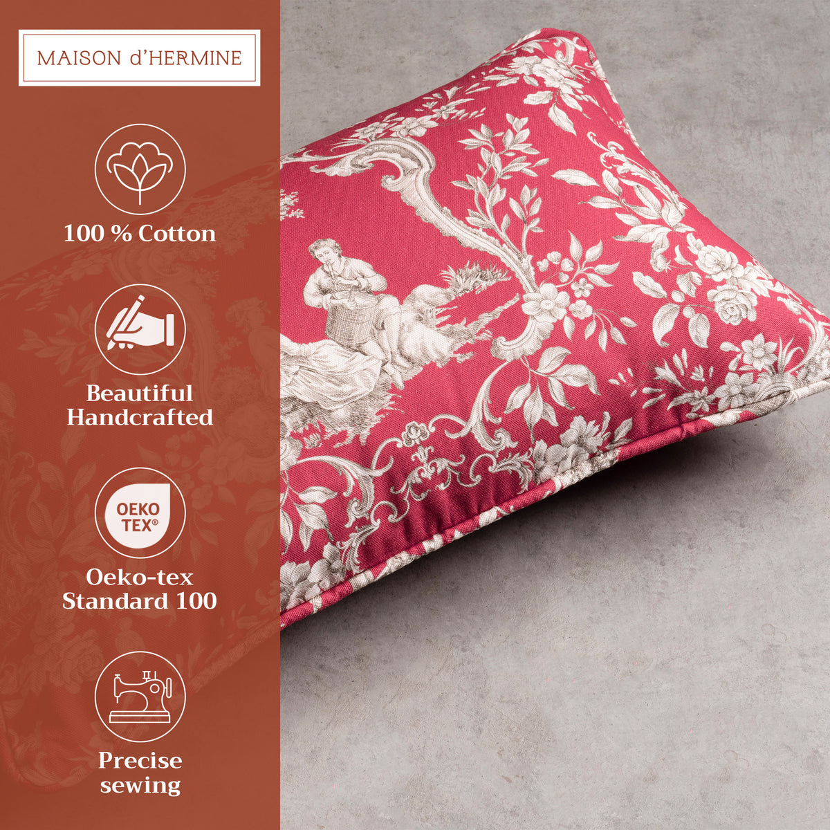 Joli Jouy Throw Pillow Covers