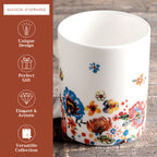 Happy Florals - High Summer Fine Bone China Coffee Mugs