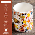 Sous-Bois Fine Bone China Coffee Mugs