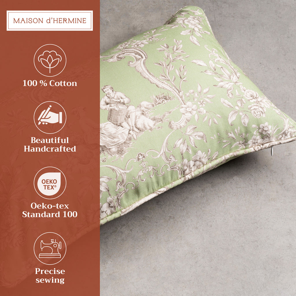 Joli Jouy Throw Pillow Covers