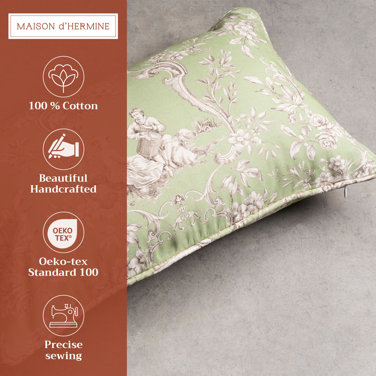 Joli Jouy Throw Pillow Covers