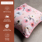 Pale Garden Throw Pillow Covers