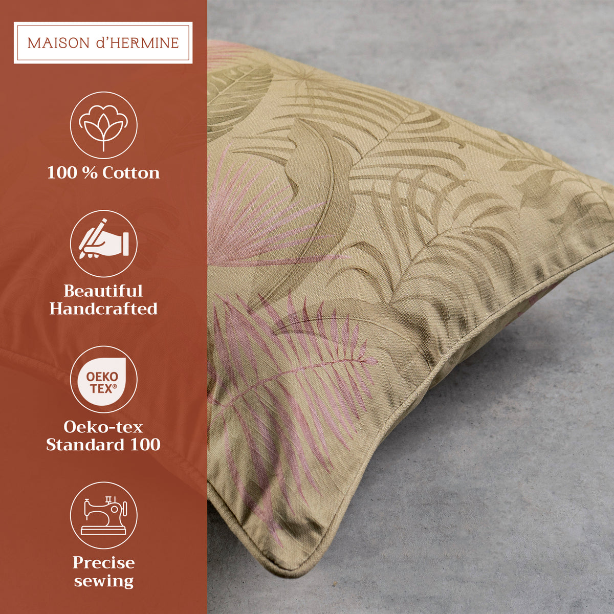 Creole Throw Pillow Covers