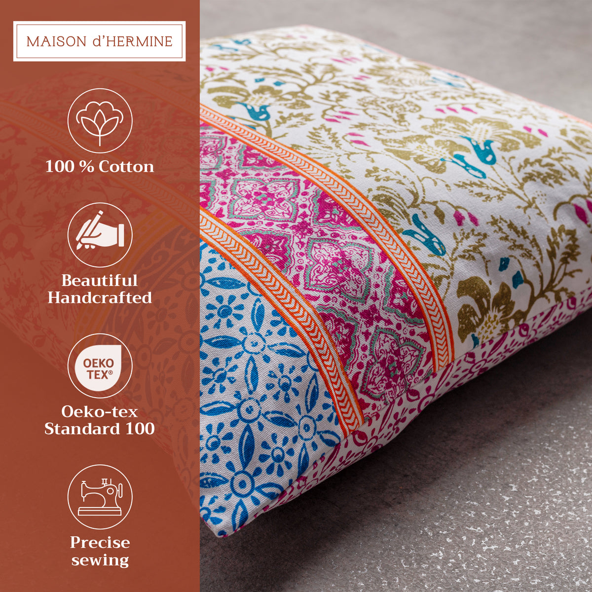 Katmandou Throw Pillow Covers