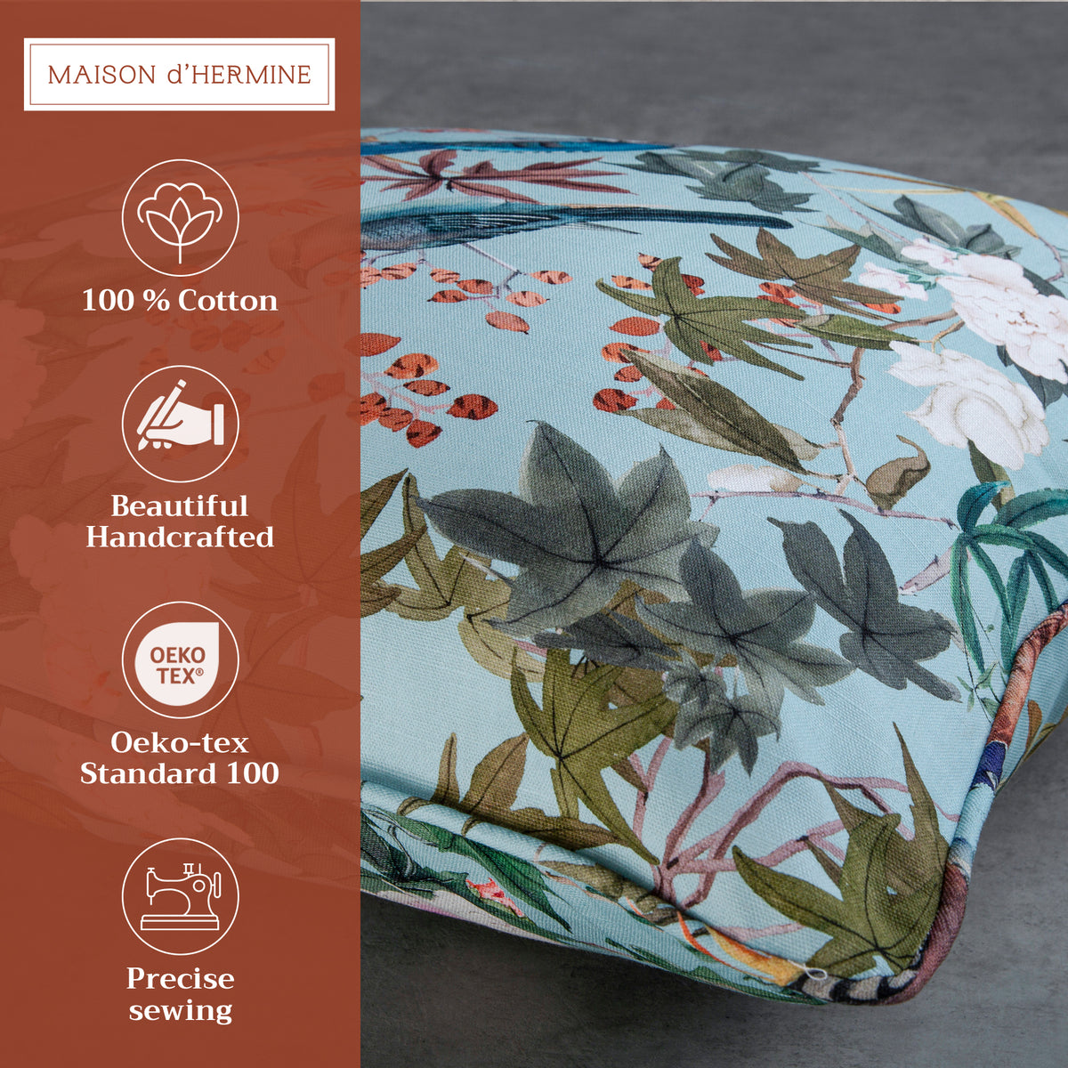 Hokuzai Throw Pillow Covers