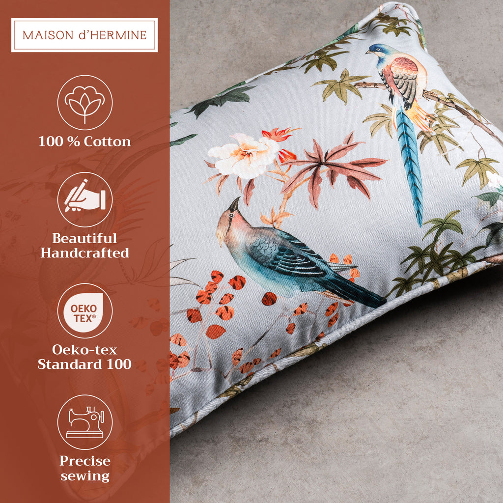 Hokuzai Throw Pillow Covers