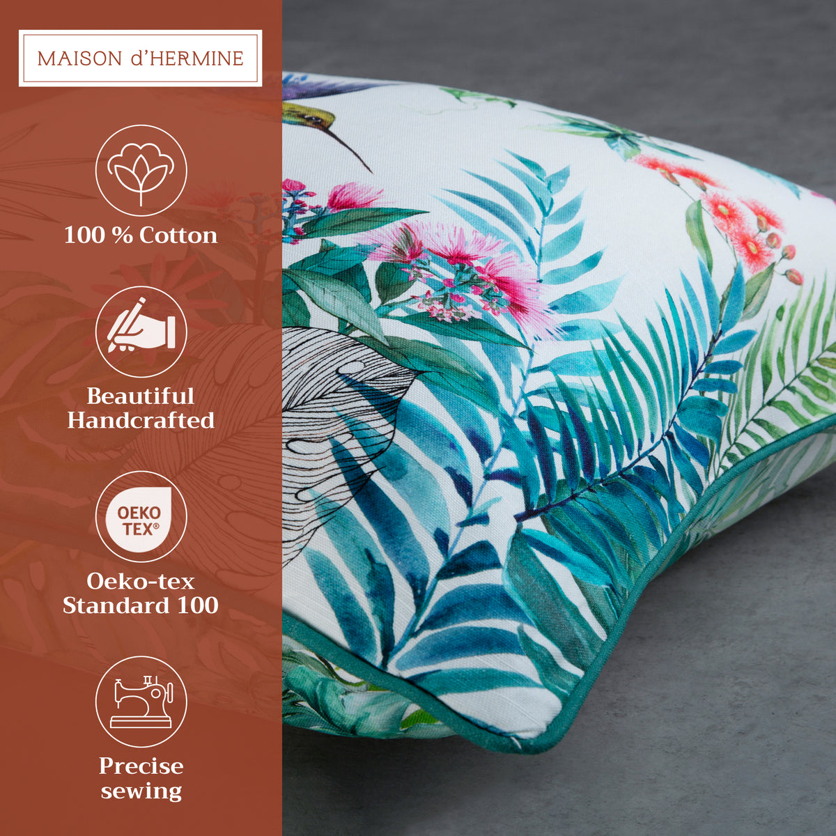 Tropiques Throw Pillow Covers