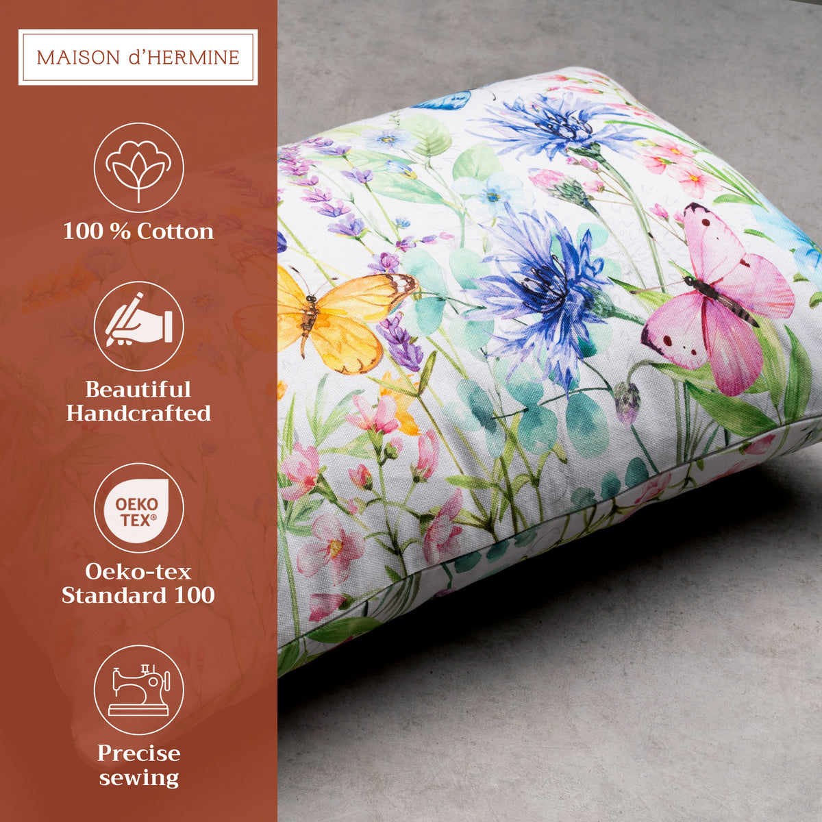 Artist Garden Throw Pillow Covers