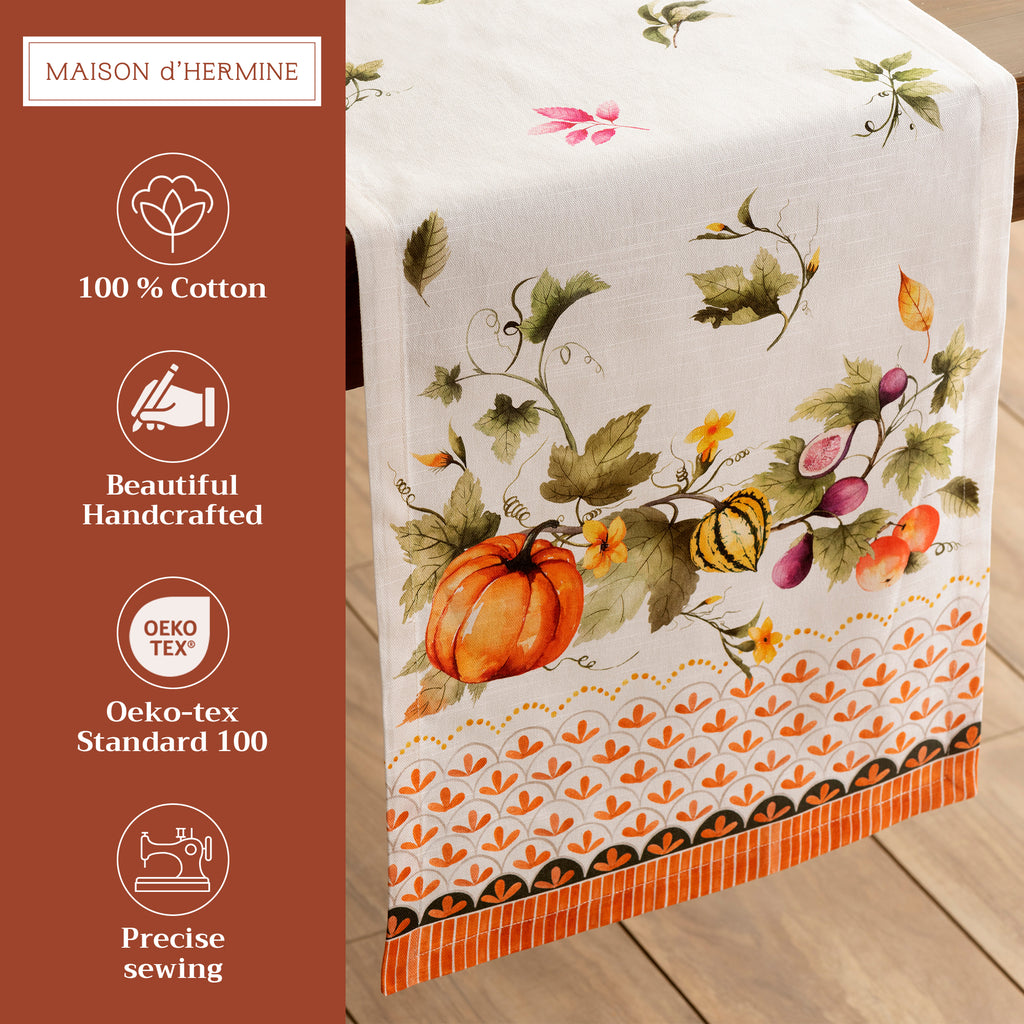 Pumpkin Garden Table Runners