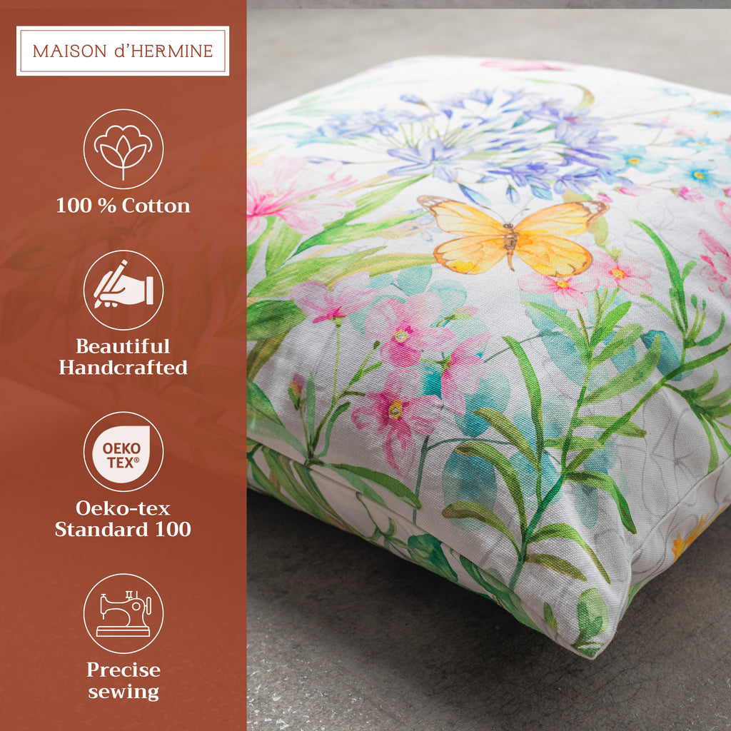 Artist Garden Throw Pillow Covers