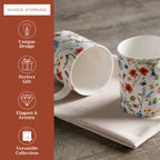 Just Floral Fine Bone China Coffee Mugs