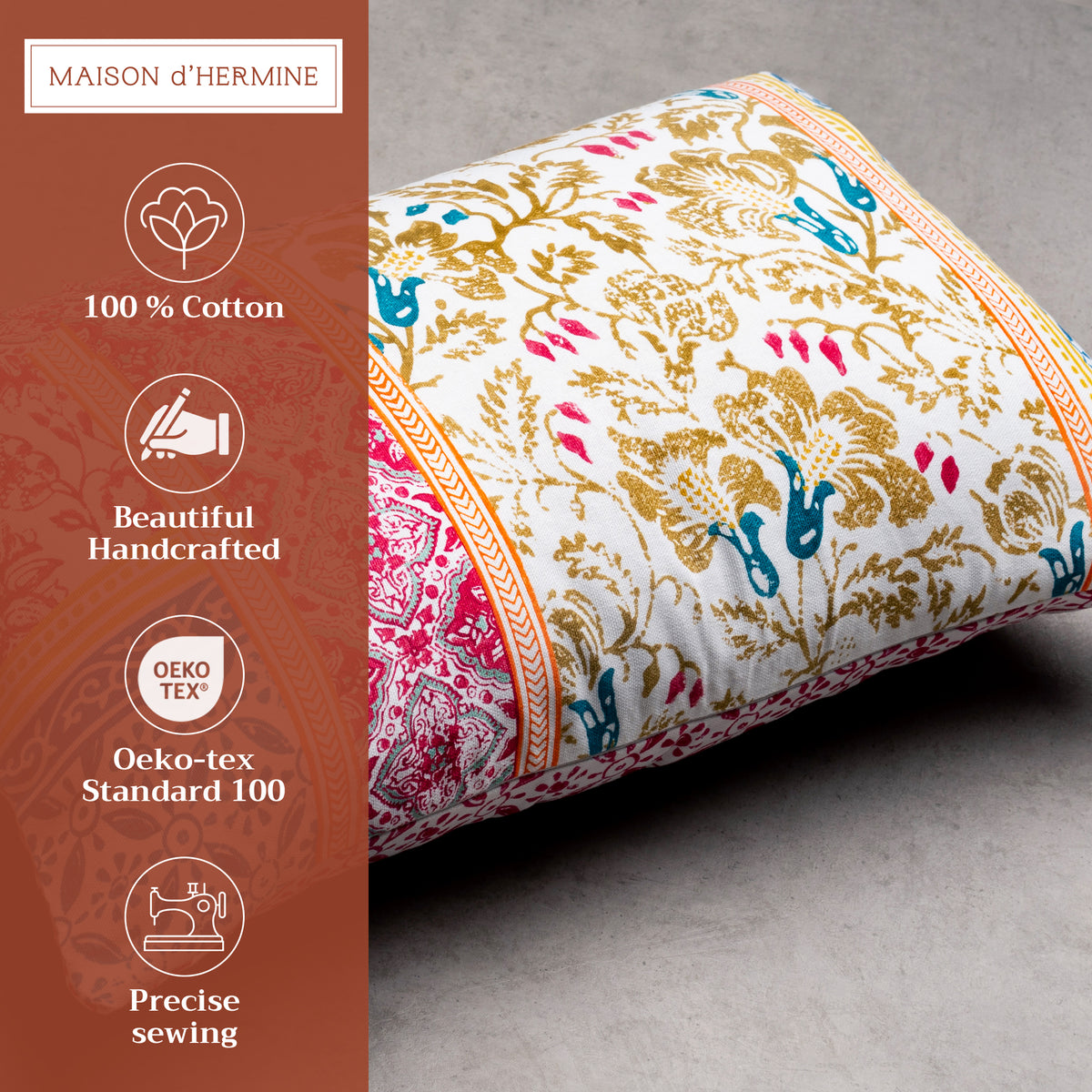 Katmandou Throw Pillow Covers