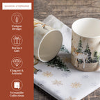 Deer In The Woods Fine Bone China Coffee Mugs