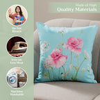 Artist Garden Throw Pillow Covers