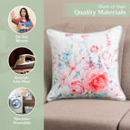 Pale Garden Throw Pillow Covers
