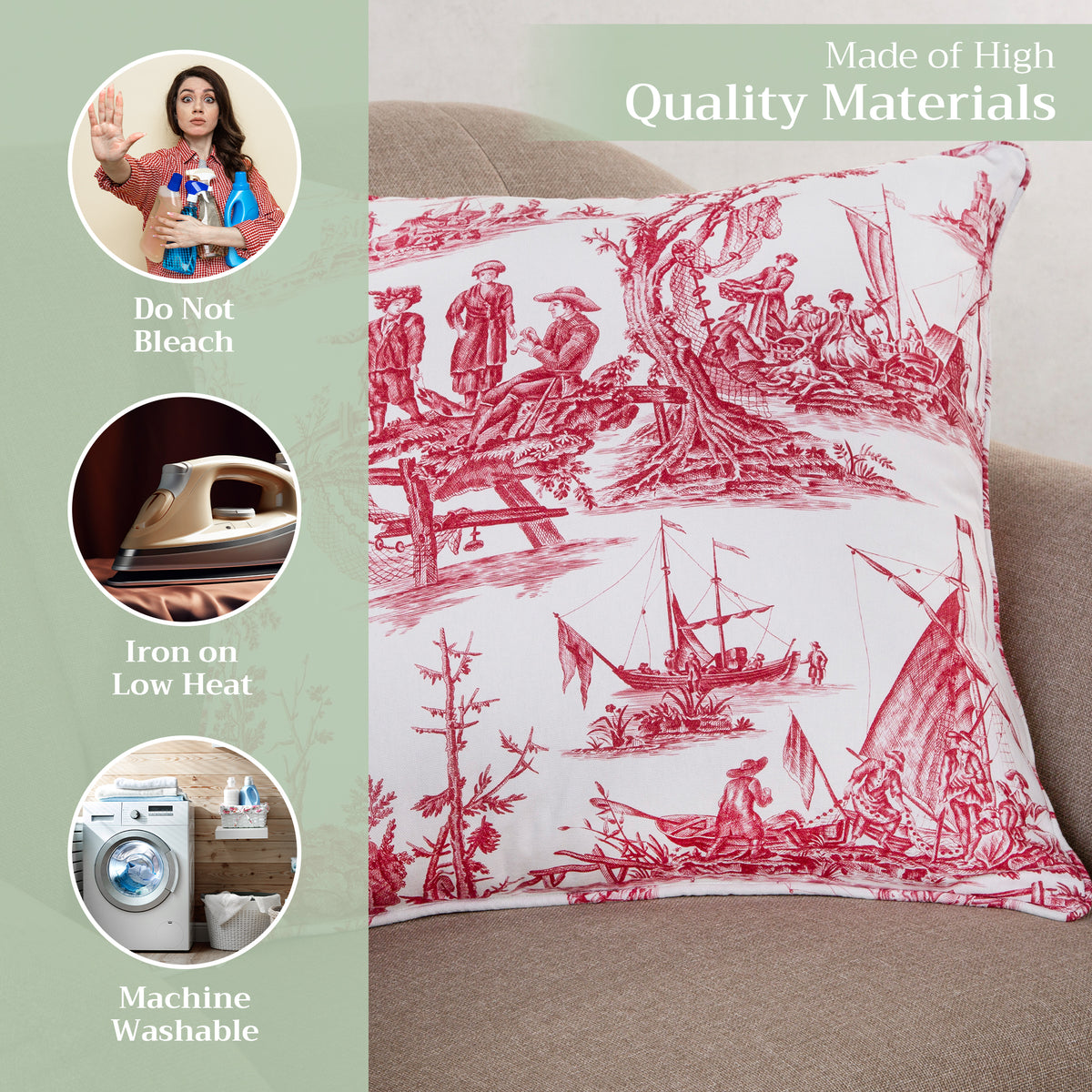 Calais Throw Pillow Covers