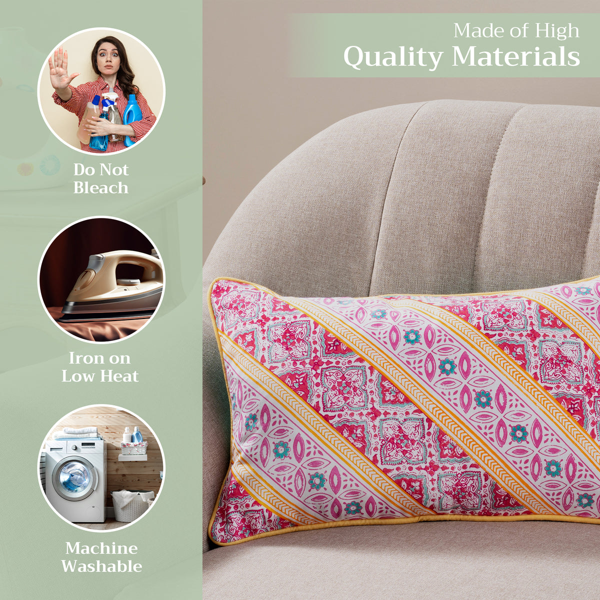 Katmandou Throw Pillow Covers