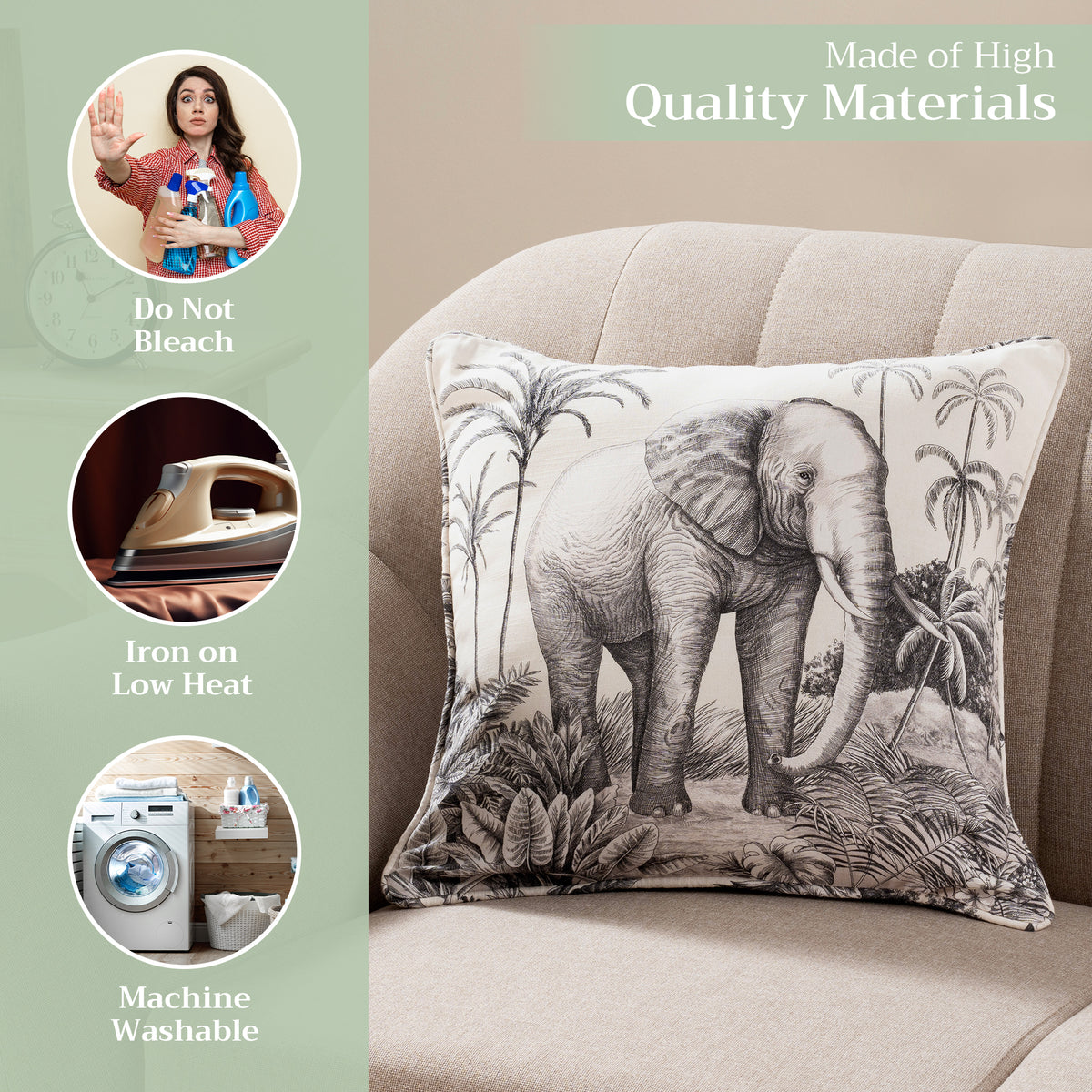 Savana Jouy Throw Pillow Covers
