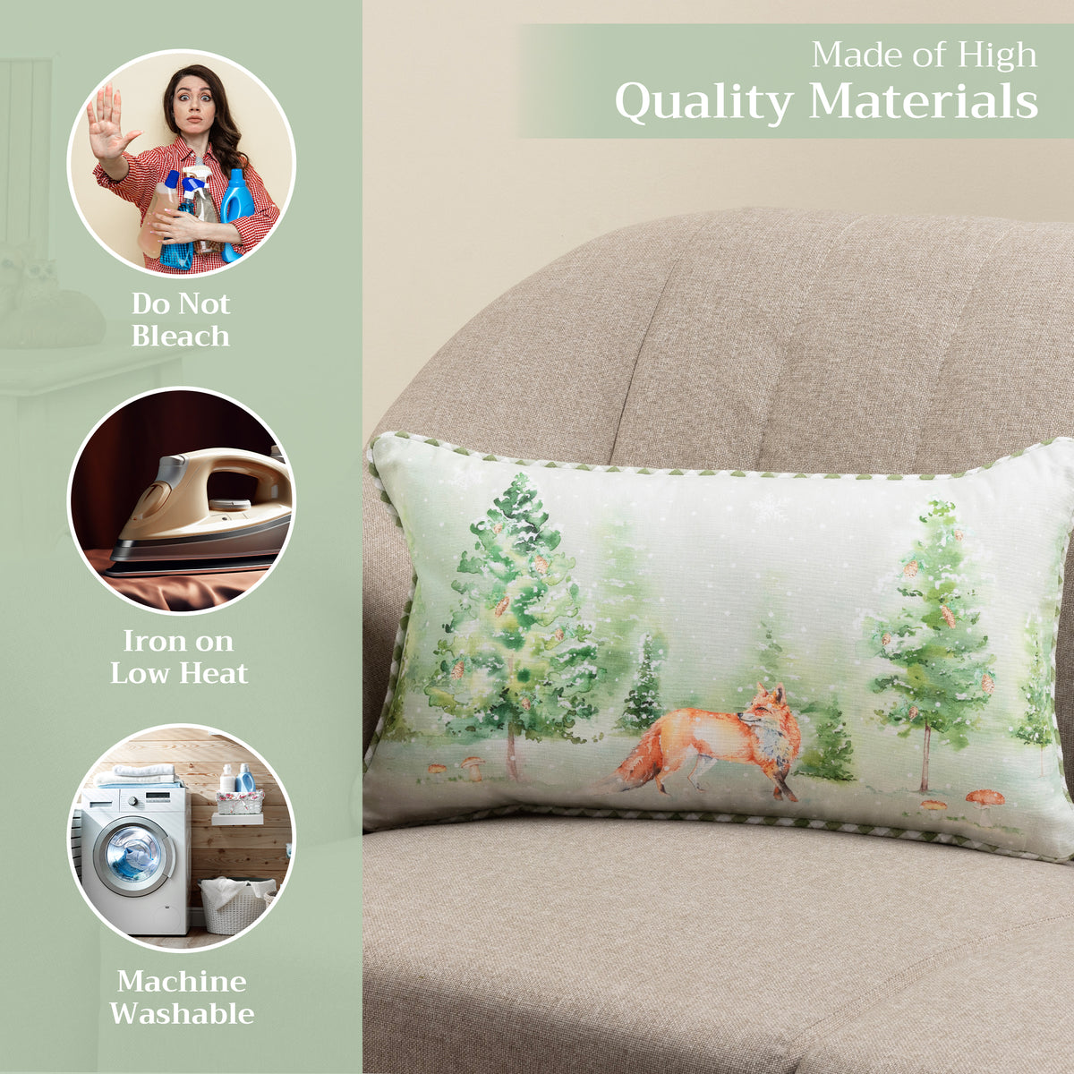 Winter Mornings Throw Pillow Covers