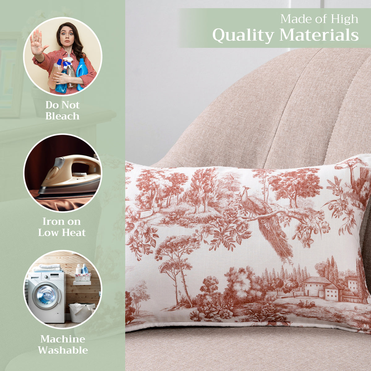 Trianon Throw Pillow Covers