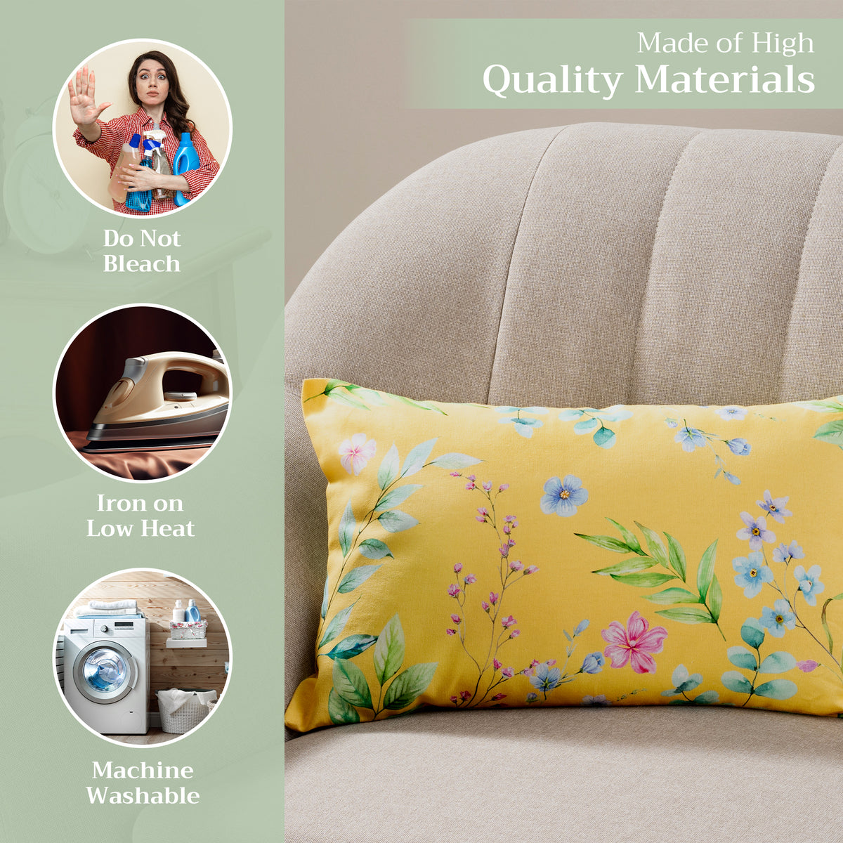 Artist Garden Throw Pillow Covers