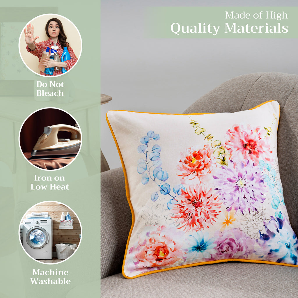 Floral Throw Pillow Covers