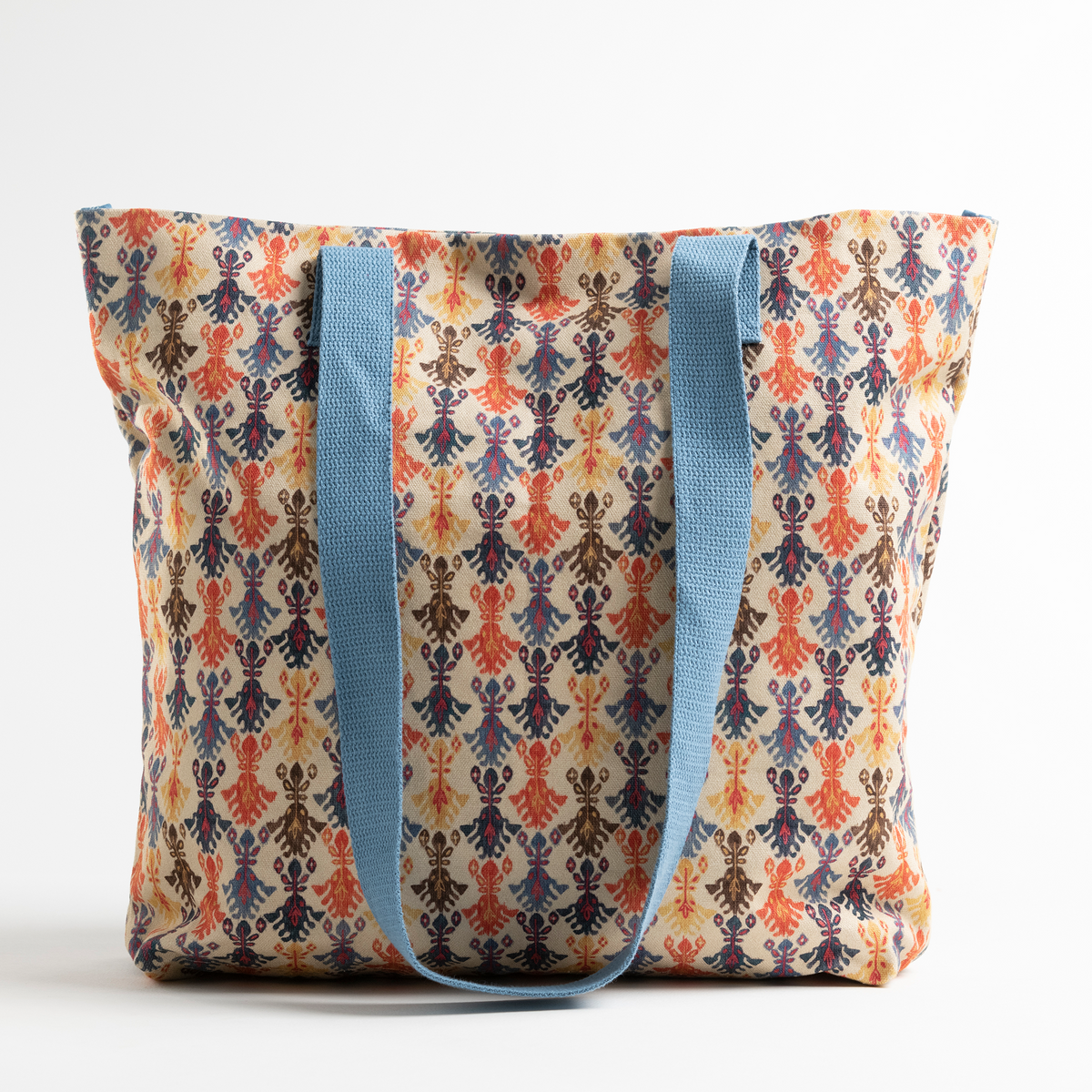 Ikat Canvas Tote Bags