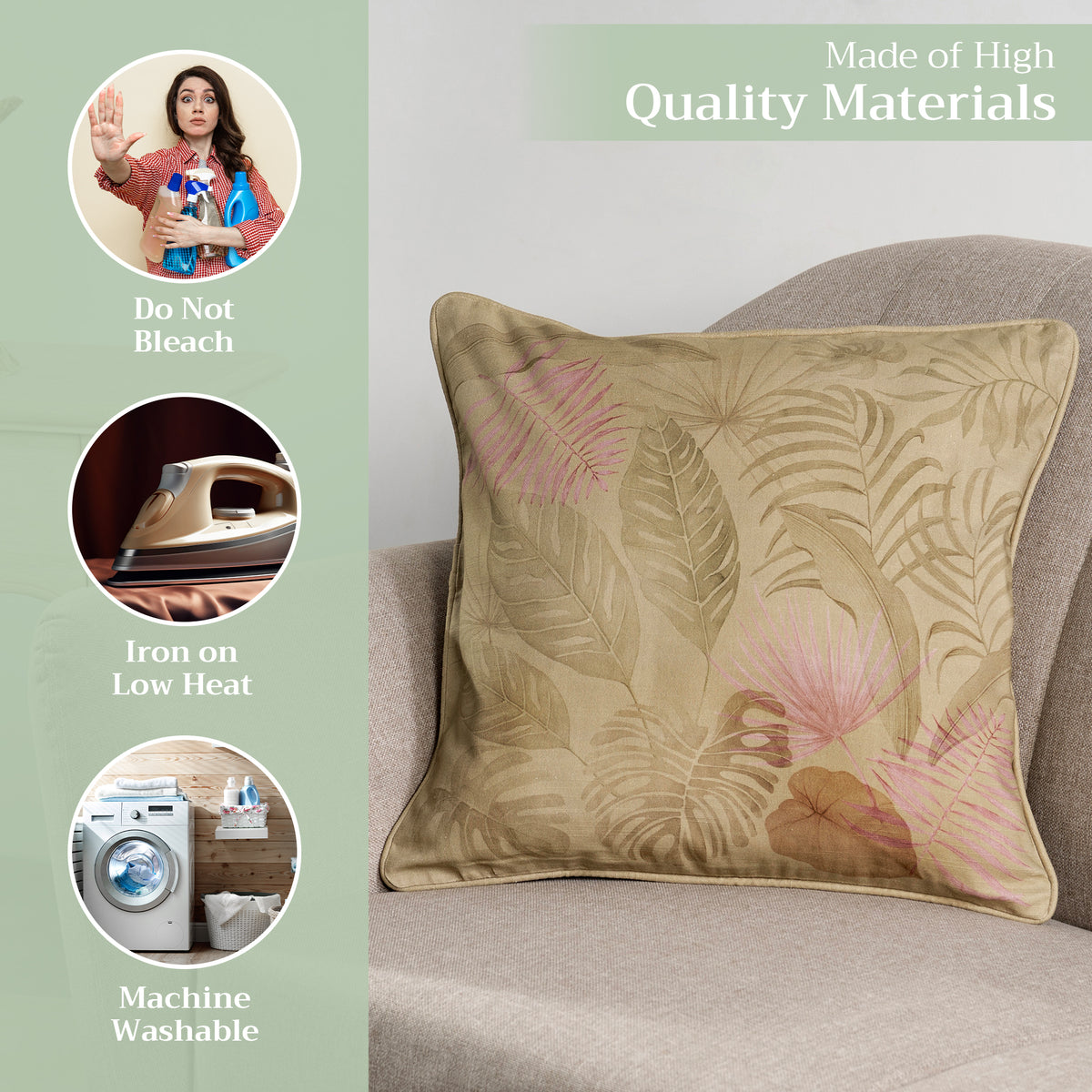 Creole Throw Pillow Covers