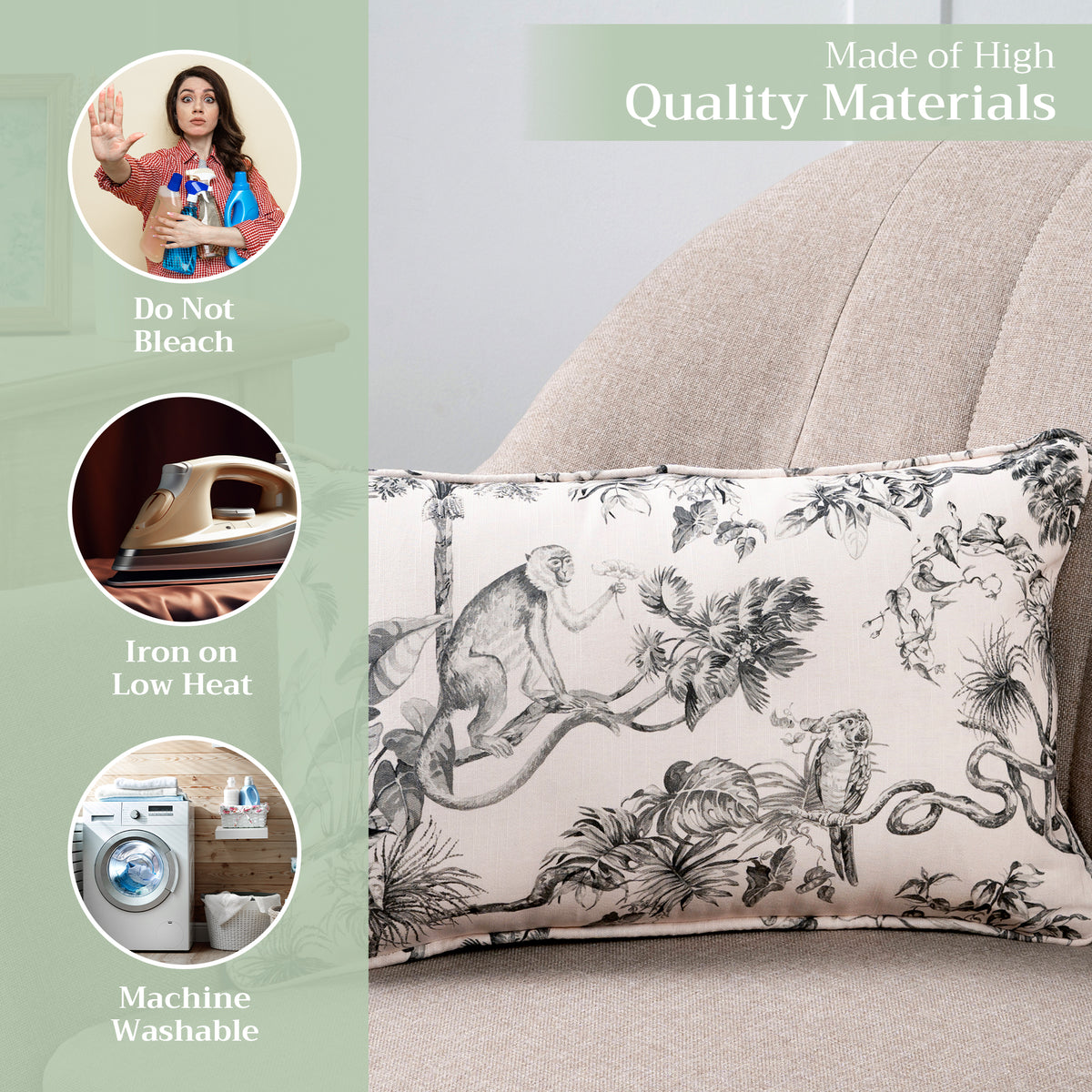 Bonobo Throw Pillow Covers