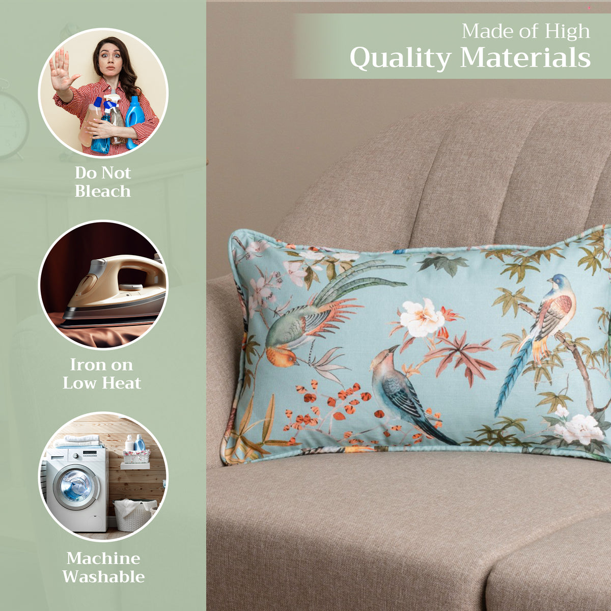 Hokuzai Throw Pillow Covers