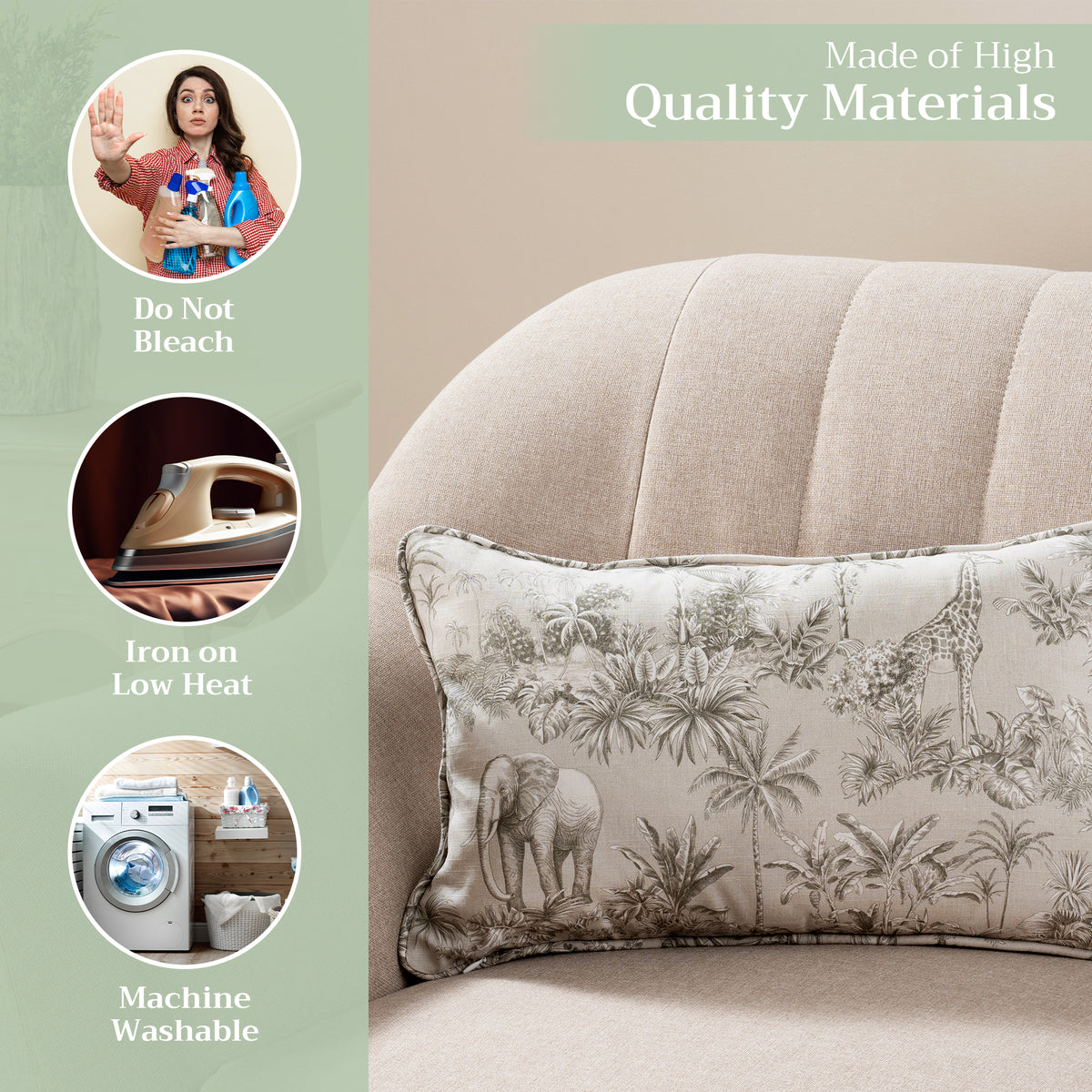 Savana Jouy Throw Pillow Covers