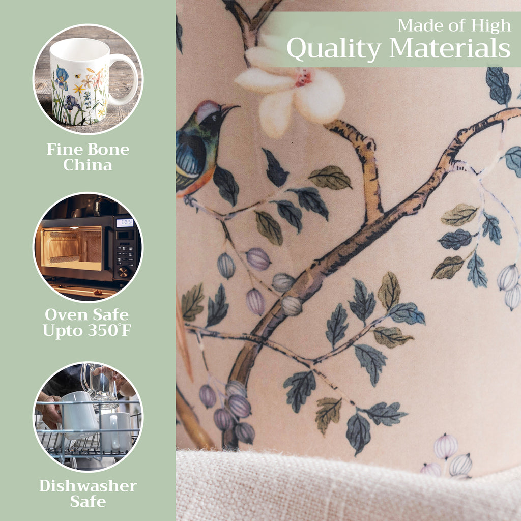 Osaka Fine Bone China Coffee Mugs