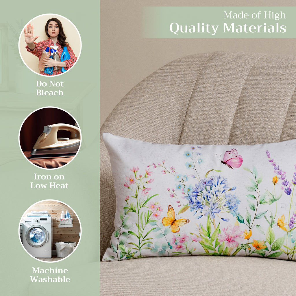 Artist Garden Throw Pillow Covers