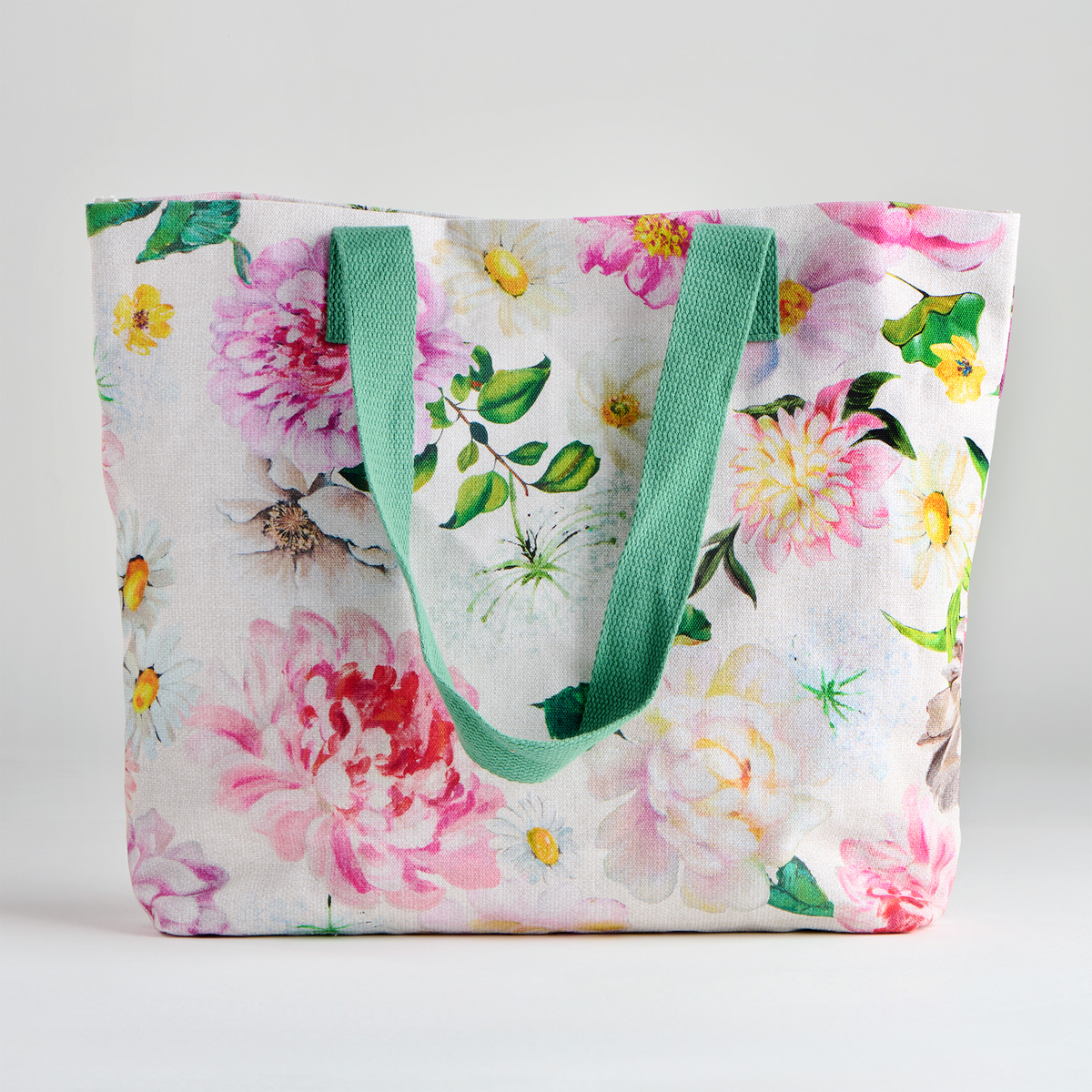 Pivoine Canvas Tote Bags