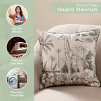 Savana Jouy Throw Pillow Covers