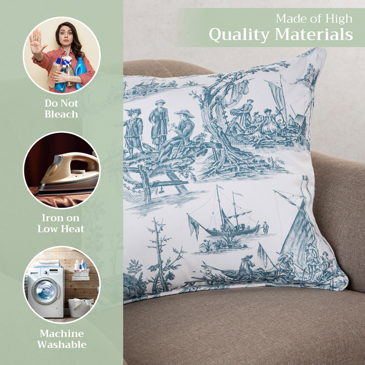 Calais Throw Pillow Covers
