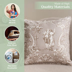 Joli Jouy Throw Pillow Covers